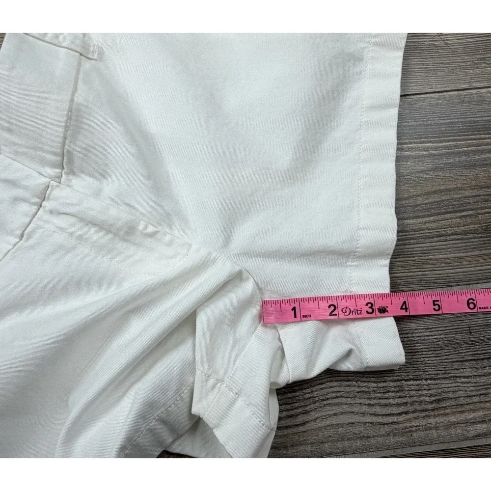 LOT OF 2 ~J Crew Classic Chino Shorts Women's Size 4 100% Cotton Beach Resort